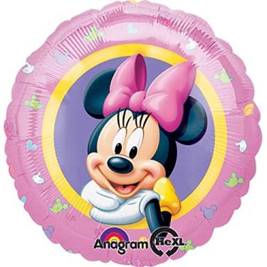 Imagem de Anagram Balão de alumínio Minnie Portrait, 45,72 cm, multicolorido