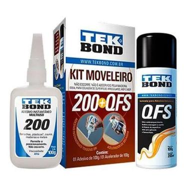 Imagem de Adesivo Instantâneo - Kit Mdf / 100g -tekbond
