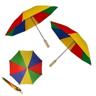 Imagem de Guarda Chuva De Frevo Colorido - 25Cm - Festas e Fantasias