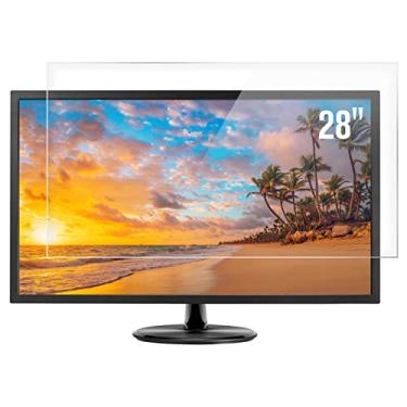 Imagem de F FORITO Pacote com 2 protetores de tela de 71.1 cm 16:9 antirreflexo fosco para computador, proteção ocular compatível com Dell/LG/HP/Acer/ViewSonic/ASUS/BenQ/Lenovo/Samsung/Philips de 28 polegadas