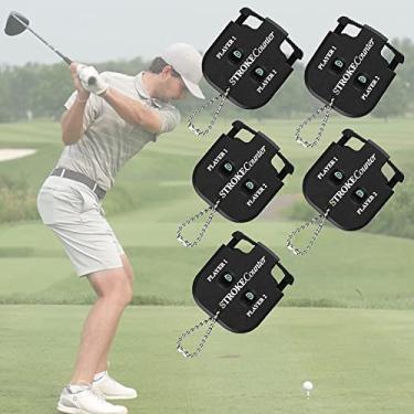 Imagem de asdmm Contador de pontuação de minigolfe para clubes, treinamento - acessórios para placar de pontuação ao ar livre, 5 peças