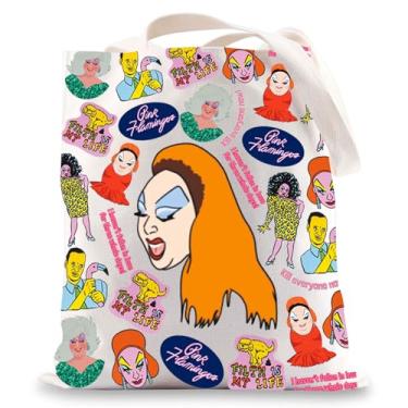 Imagem de BWWKTOP Sacola Drag Race para fãs de John Waters Presente Kill Everyone Now Bolsa feminina de viagem Drag Queen Merch, Mate todos, One Size