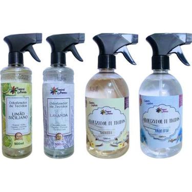 Imagem de Atacado 4 Und de Odorizdor de Tecidos 500ml - Total 2 Litros - Tropica