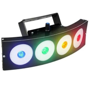 Imagem de Jogo De Luz Para Festa Deltrônica Com 4 Canhões Led - A.R Variedades M