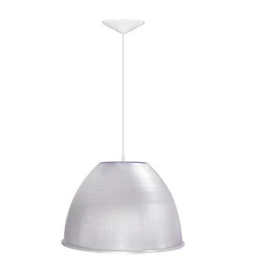 Imagem de Kit 7 Luminárias Para Galpão Industrial 16 Poleg Cristal - Madeinsp