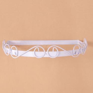 Imagem de Dossel de Berco De Bebe Para Parede Rococo Lateral Branco - Amora Casa