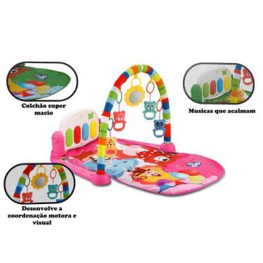 Imagem de Tapete Rosa Color Baby Circo Brinquedo Infantil