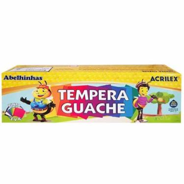 Imagem de Tempera Guache 12 Cores Acrilex