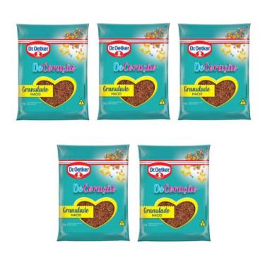 Imagem de Kit c/ 5un Chocolate Granulado Macio 130g - Dr. Oetker