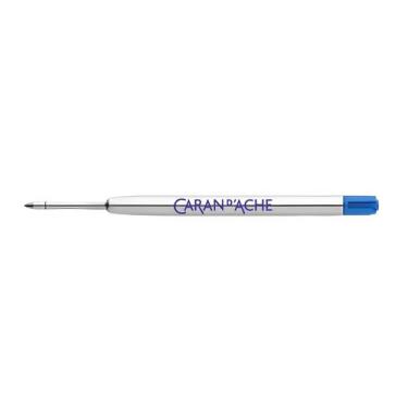 Imagem de Carga para Caneta Esferográfica Roller Caran D'ache Ponta Média Azul -