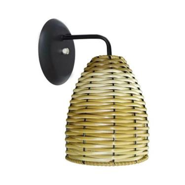 Imagem de Arandela Junco Retro Cappuccino 22x16 - Shoppingnet