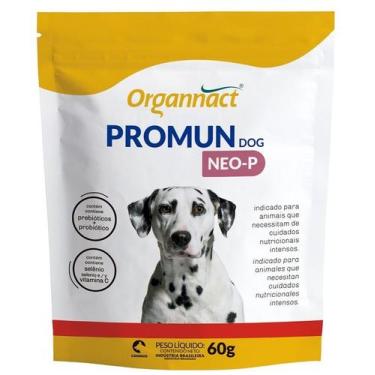 Imagem de Suplemento Vitamínico Promun Dog Neo - P 60gr - Organnact