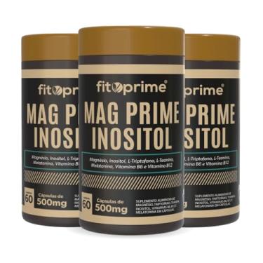 Imagem de Kit 3x Mag Prime Inositol 500mg 60 Cápsulas
