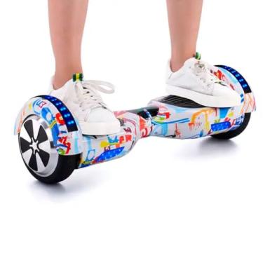 Imagem de Hoverboard Skate Elétrico 6.5" com Led e Bluetooth Original Brinovar (Grafite)