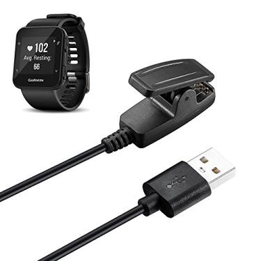 Imagem de Kissmart para carregador Garmin Forerunner 35, cabo de carregamento de substituição para Garmin Forerunner 35 (carregador Forerunner 35)