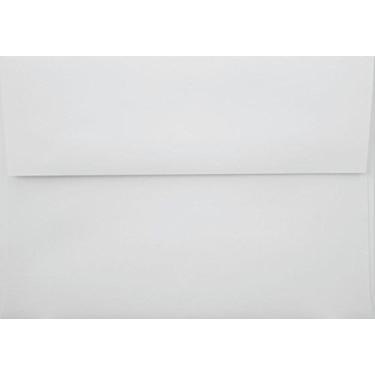 Imagem de Envelopes de convite LUXPaper A2 em 36 kg. Cinza - 100% algodão para cartões de 10 x 12 cm, envelopes de aba quadrada imprimíveis para convites com descolar e pressionar, pacote com 50, tamanho do envelope 10 x 14 cm (cinza)