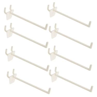 Imagem de 100 Unidades gancho de placa de peg cabide de roupas de plástico ganchos organizadores de ferramentas ganchos para pegboard ganchos pegboard para peg pesado ligar