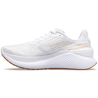 Imagem de Saucony Tênis de corrida masculino Endorphin Shift 3, Branco/Goma, 42
