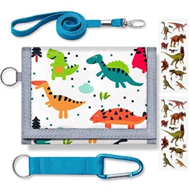 Imagem de Carteira ID para meninos e meninas de 4 a 16 anos, carteira infantil com bolso de moedas com zíper e porta-cartões, presentes de aniversário exclusivos para crianças, Carteira com três dobras, Cor: 11