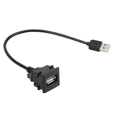 Imagem de Cabo Adaptador de Tomada USB de Fio de Carro Macho para Fêmea Com Superaquecimento, Sobrecorrente, Sobrecarga, Uso para Telefone, Câmera, MP3, MP4, Saída 1.2A 5V, Material ABS,