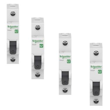 Imagem de 4 Disjuntores Termomagnético Easy9 1P 50A 6kA 230V - SCHNEIDER