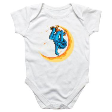 Imagem de Body intantil Astronauta skatista lua crescente - Alearts, P