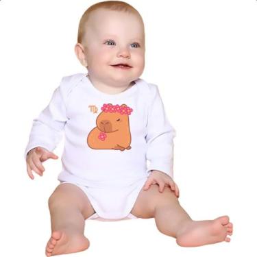 Imagem de Body intantil Signo Capivara Virgem - Alearts, G