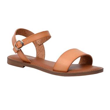 Imagem de CUSHIONAIRE Women's Clara One Band Ankle Strap Sandal +Memory Foam, Wide Widths Available