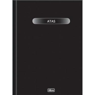 Imagem de Livro ATA Capa Dura Ofício 200 Folhas Vertical Pacote com 3 - Tilibra