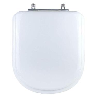 Imagem de Assento Sanitário Almofadado Loren Square Branco para vaso Lorenzetti