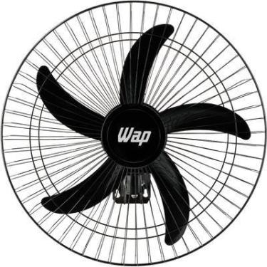 Imagem de Ventilador de Parede  WAP Rajada Pro 60CM 5 Pás Bivolt , Preto, Bivolt
