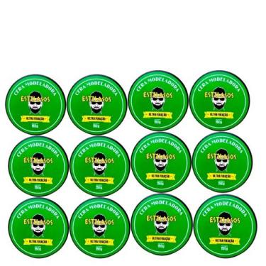 Imagem de Kit 12 unidades Cera Modeladora Ultra Fixação Estilosos 150g