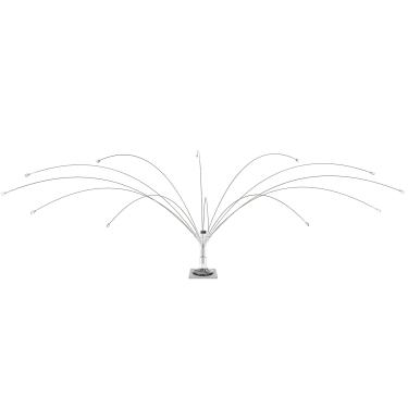 Imagem de Buzzlett Dissuasor de pássaros de aço inoxidável com base de PVC para ambientes externos, barcos, docas e HVAC - Repelente de pássaros eficiente para pássaros, impede gaivotas e outros pássaros de