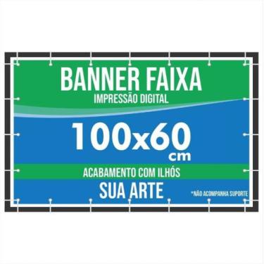 Imagem de Lona com ilhós 280gr, tama 100x60cm