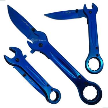 Imagem de Canivete de Bolso Compacto com Chaves de Boca 14mm, Estrela 17mm e Lâm