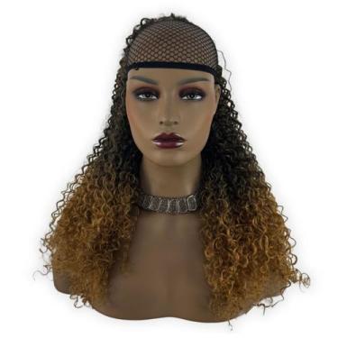 Imagem de Rabo de Cavalo Bio Vegetal Cacheado Modelo Jennifer 70cm Fibra Futura 