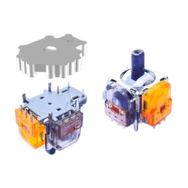 Imagem de ElecGear 2 peças de substituição TMR Joystick e placa de aquecimento de dessolda para controle PS4, vara de controle TMR Hall e ferramentas de reparo de pavio de solda – (TMR-DS4)