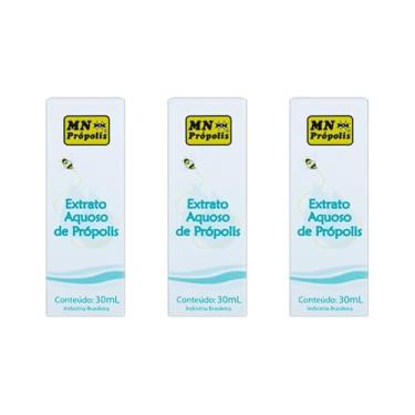 Imagem de Kit 3X: Extrato de Própolis Aquoso MN Food 30ml