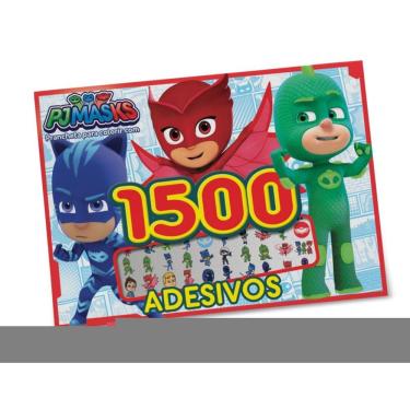 Imagem de PJ Mask - Prancheta para colorir com 1500 adesivos