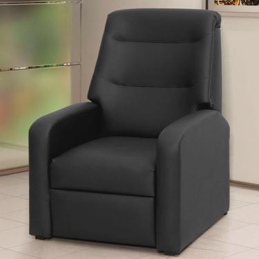 Imagem de Poltrona Reclinável Classic Corino Matrix - Móveis Leartam
