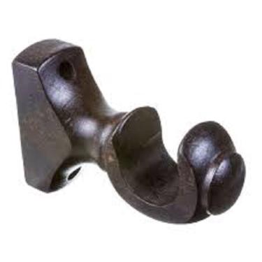 Imagem de Kit Suporte para varão 19mm Imbuia Madeira ( Par )