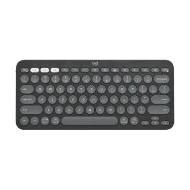 Imagem de Teclado Sem Fio Logitech Pebble Keys 2 K380s Bluetooth Grafite US - 92