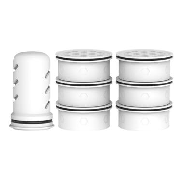 Imagem de MARRIOTTO Filtro de água de substituição para dispensador LS Home, 18 xícaras/jarro de vidro, 7 xícaras/jarra de plástico, 10 xícaras/jarra de plástico, 7 xícaras, 1 microfiltro de membrana e 6