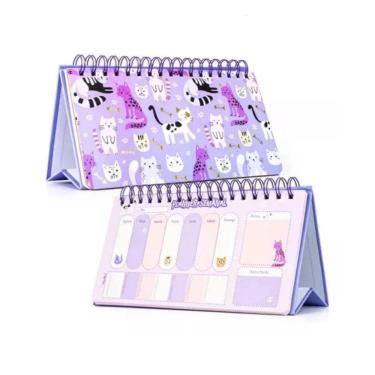 Imagem de Agenda Planner Semanal Gatinhos 52 Páginas Capa 1- Quanhe