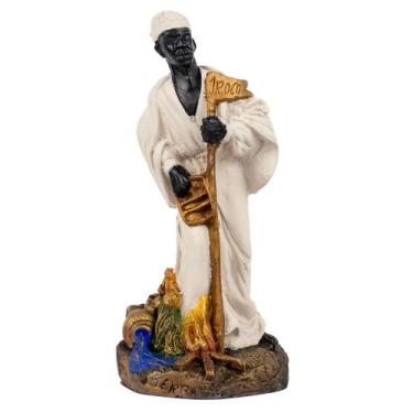 Imagem de Escultura Orixá Tempo Iroko 23 cm em Resina - Lua Mística - 100% Origi