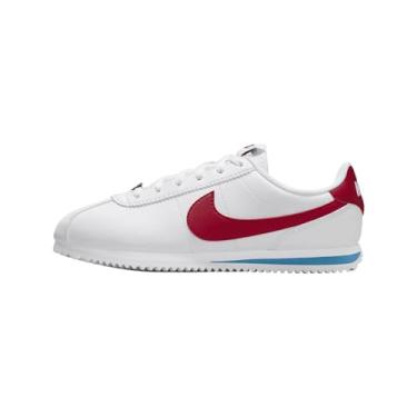 Imagem de Nike Tênis infantil Cortez Big (DM0950-115, branco/azul universitário/vermelho), Branco/azul universitário/vermelho universitário, 21