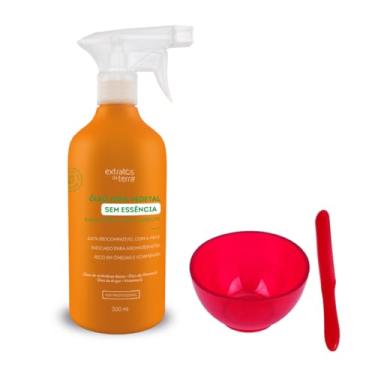 Imagem de Óleo Vegetal Para Massagem Sem Essência 500 ml + Cubeta 60ml de Silicone Maleável + Espátula Espanhola