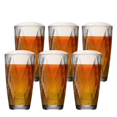 Imagem de Jogo de Copos Diamond Vidro 6pcs, 475ml- Ruvolo