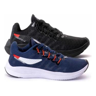 Imagem de Kit 2 Tenis Masculino Infantil Escola Academia Treino Macio Original O