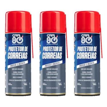 Imagem de Protetor De Correias Spray Universal Antideslizante Car80, 3